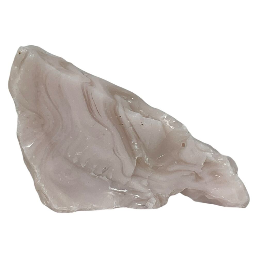 Pale Pink‎ Swirl Art Glass Cullet Slag Glass #5XL131